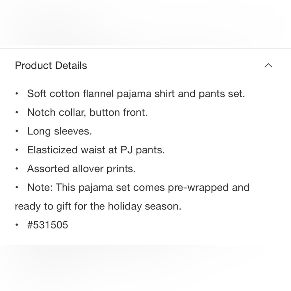 NWT Gap Body Flannel PJ Ivory and Black Stripe Set Size XS - Picture 4 of 6